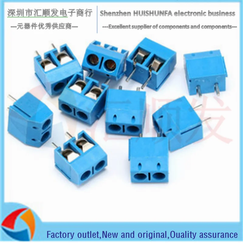 10PCS!!! KF300 KF301-5.0 screw PCB terminal spacing 5.0MM 5.08MM connector 2P 3P