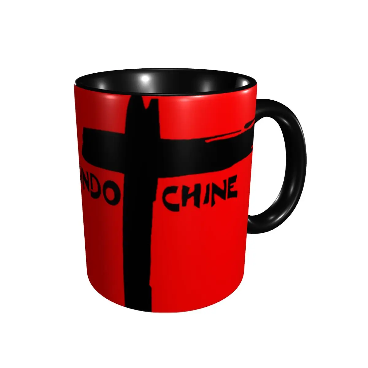 Promo Indochine Band Pop Rock Mugs Novelty Cups Mugs Print Funny Novelty R145 Case tea cups