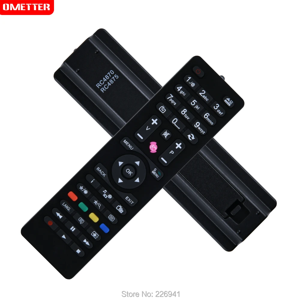 Controle remoto para TELEFUNKEN, RC4870, RC4875, RC4849, HITACHI, TECHWOOD TV, Telefunken, Finlux Shar