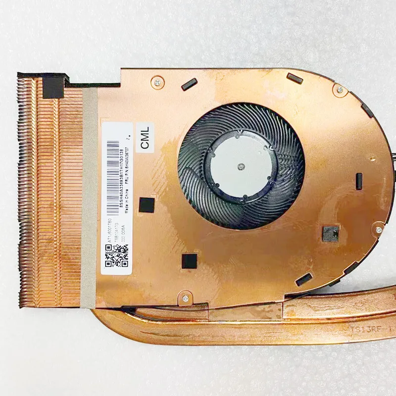 Imagem -05 - Original Dis Cpu Cooler Ventilador de Refrigeração do Dissipador Calor para Lenovo Thinkpad T590 P53s P15s T15 Gen Portátil 01yu193 01yu192 5h40w36707 Novo