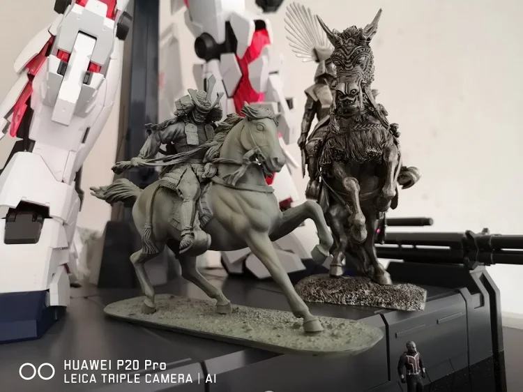 Commander Samurai Kusunoki Masashige Tin Metal Ancient Soldier Model Japan North And South Dynasty Figurines Decoration