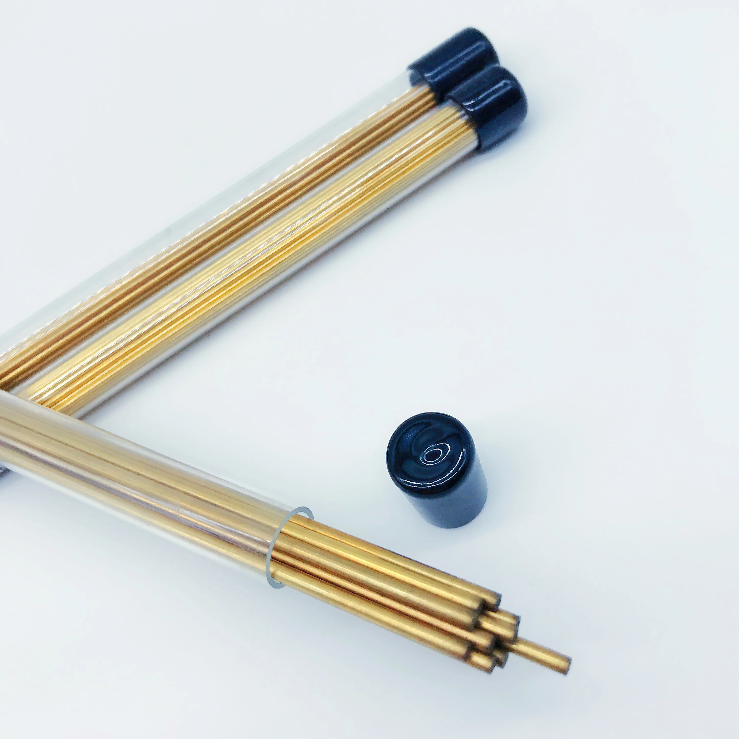 ART.230627 tubi per elettrodi in ottone Multi fori 2.7/2.8/2.9/3.0*400mm 10 pz/lotto