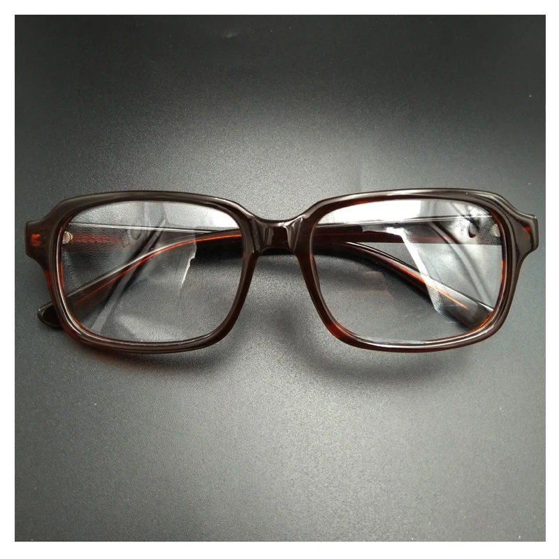 Vintage Frame Men Eyeglasses Retro Acetate Prescription Eyewear Clear Lens Glasses