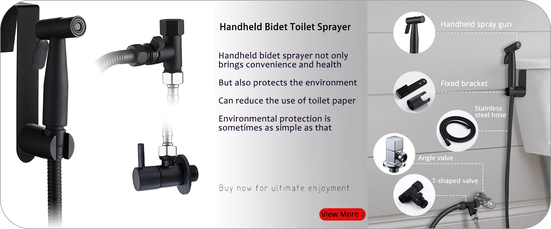 Brushed gold Brass Hand-held Wall-mounted Hybrid Hot And Cold Water With Stand Bathroom kitchen Toilet Faucet Bidet Sprayer