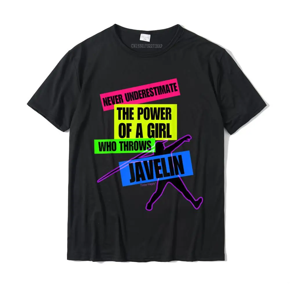 Track and Field Girl Power Javelin Thrower T-Shirt Cotton Casual Tops Shirt New Design Men T Shirt Summer