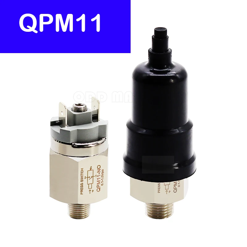 SNS 1/4" NPT Pneumatic Pressure Switch - Adjustable Diaphragm Type 15-145 PSI Range