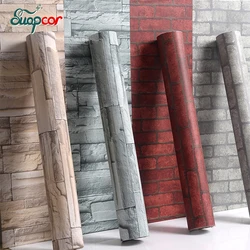 Papel tapiz de ladrillo autoadhesivo, PVC, impermeable, a prueba de humedad, decoración de pared, dormitorio, sala de estar, Fondo de TV, pegatinas de renovación