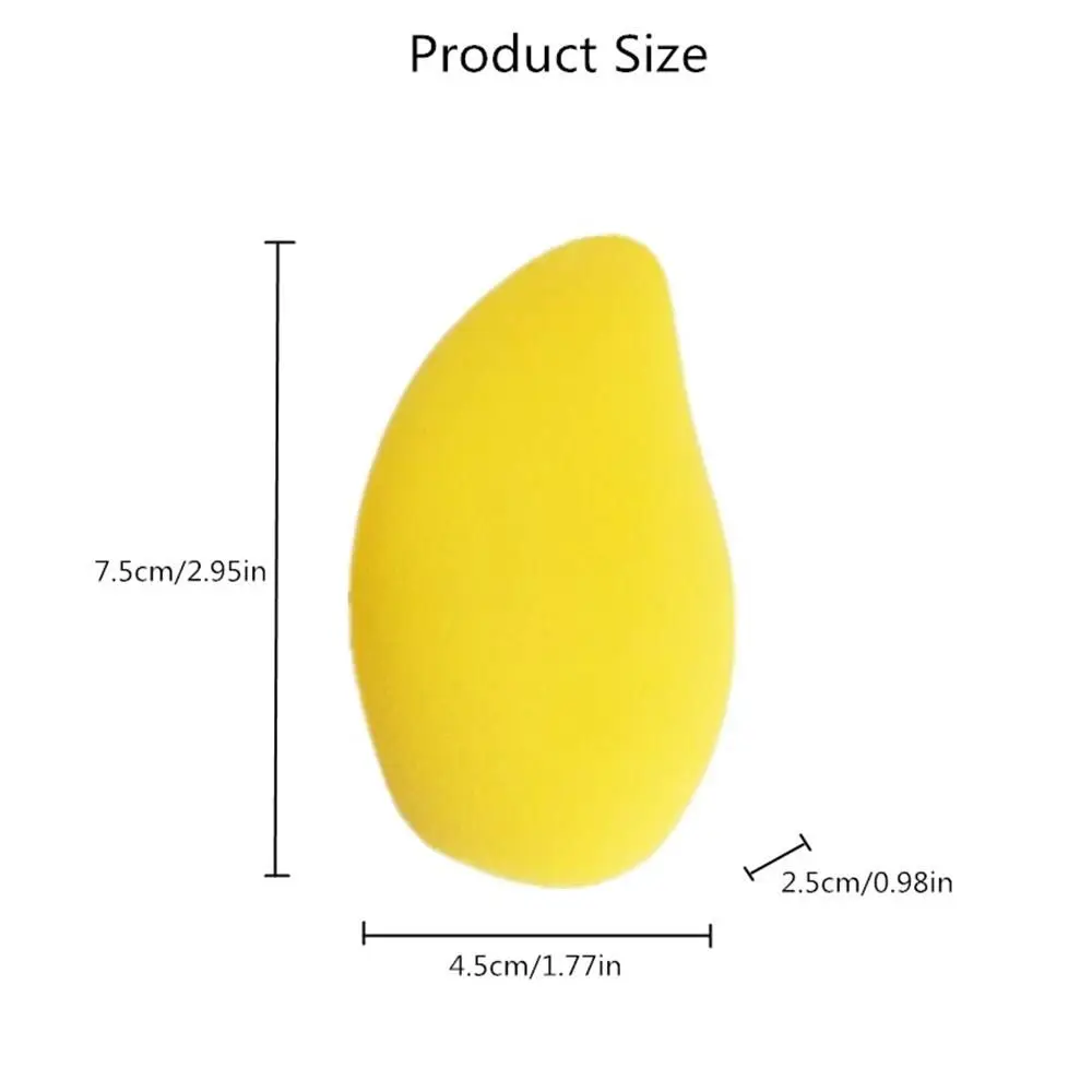 Soft Foundation Powder Mango Shape Cushion Sponge Beauty Tool Makeup Egg Cosmetic Puff