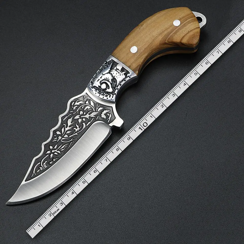 XUAN FENG field high hardness sharp tactical knife camping hunting short knife self-defense non-foldable knife