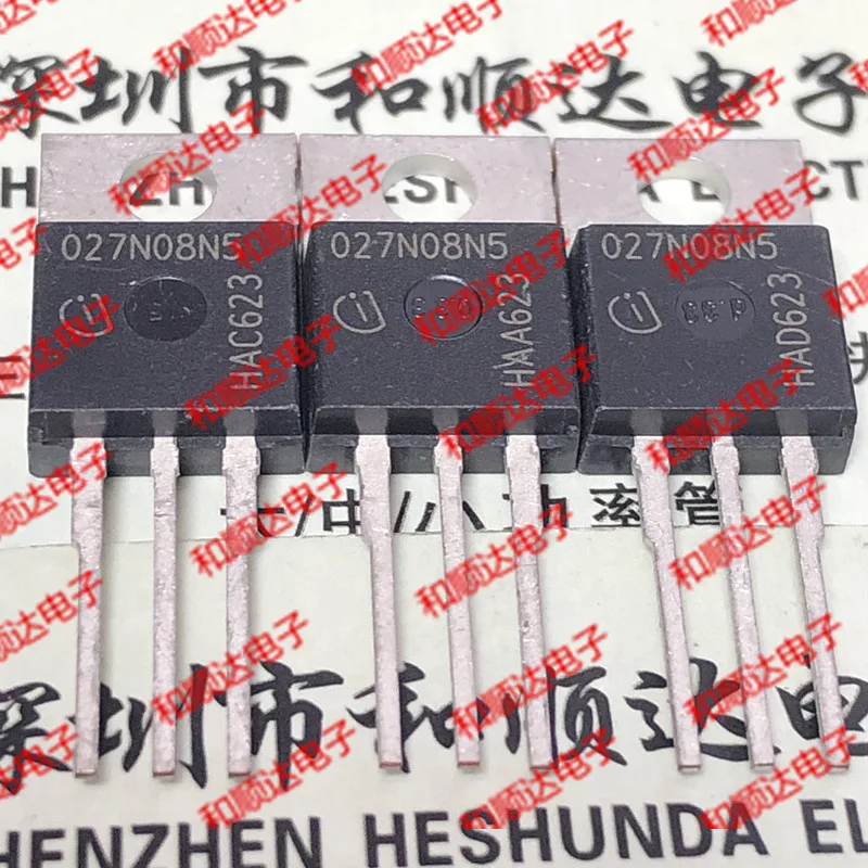 5PCS/Lot  027N08N5 IPP027N08N5  TO-220 80V 120A