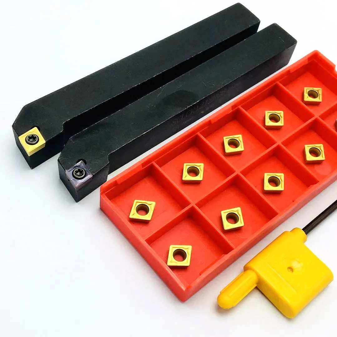 CCMT060204 inserti in metallo duro SCLCR1010H06 SCLCR1212H06 tool portautensili per tornitura esterna per utensili di alesatura CNC