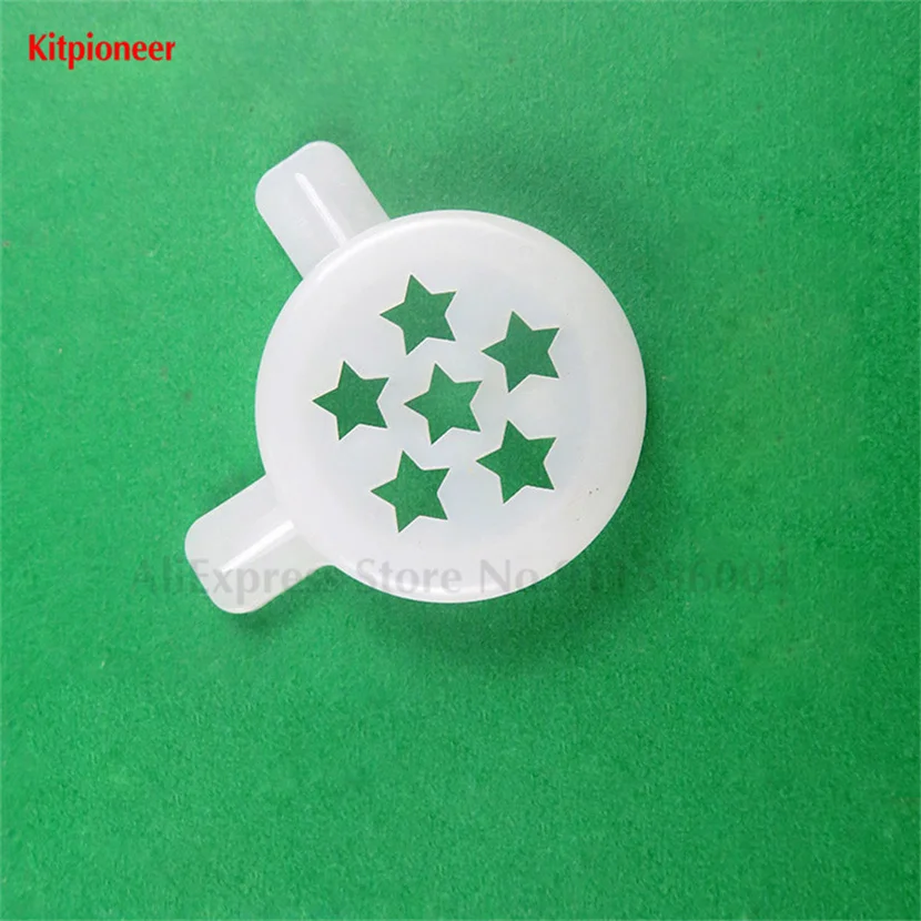 New 5Pcs Ice Cream Machine Nozzle Of 29mm Inner Diameter Modeling Caps For Ice Cream Five Different Shapes Lids