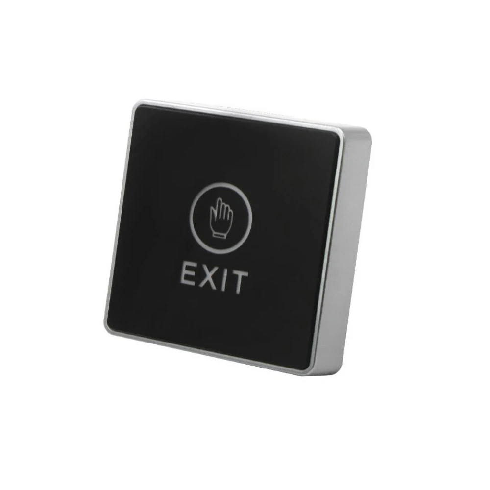 NO/NC/COM output back light Touch exit button panel  for Home Security Protection With LED Indic for access Control System