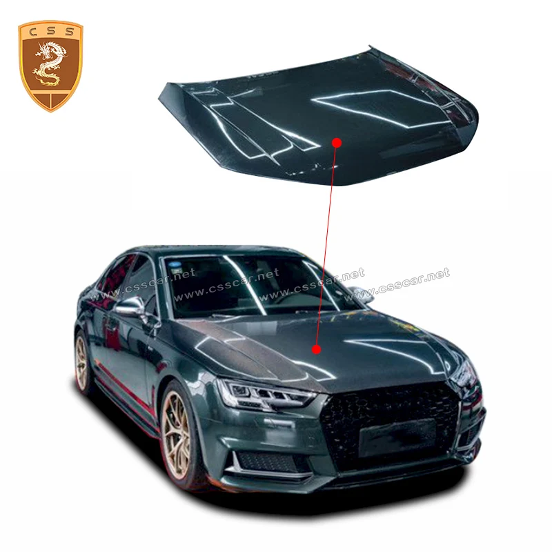 Real carbon fiber engine hood for A5 S5 OEM style 2019-2020 carbon enigne cover for audii engine bonnet auto car modification