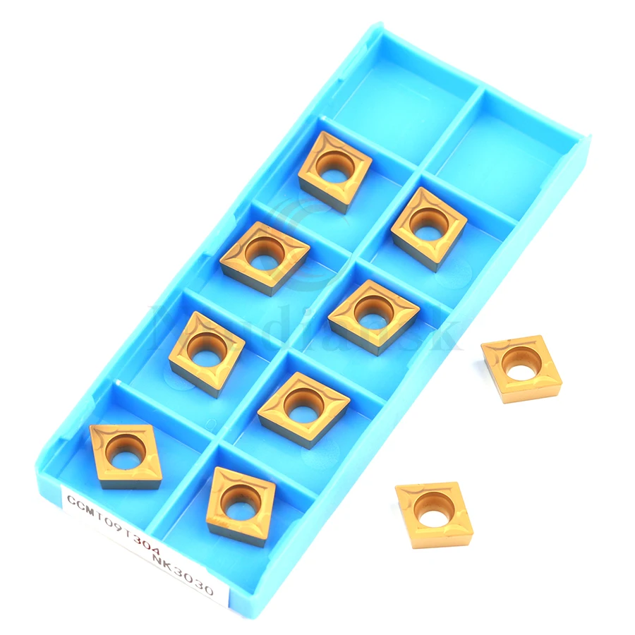 1pc SCLCR1616H09 SCLCR2020K09 screw-type external turning toolholder + 10pcs CCMT CCGT09 CNC lathe carbide blade combination set