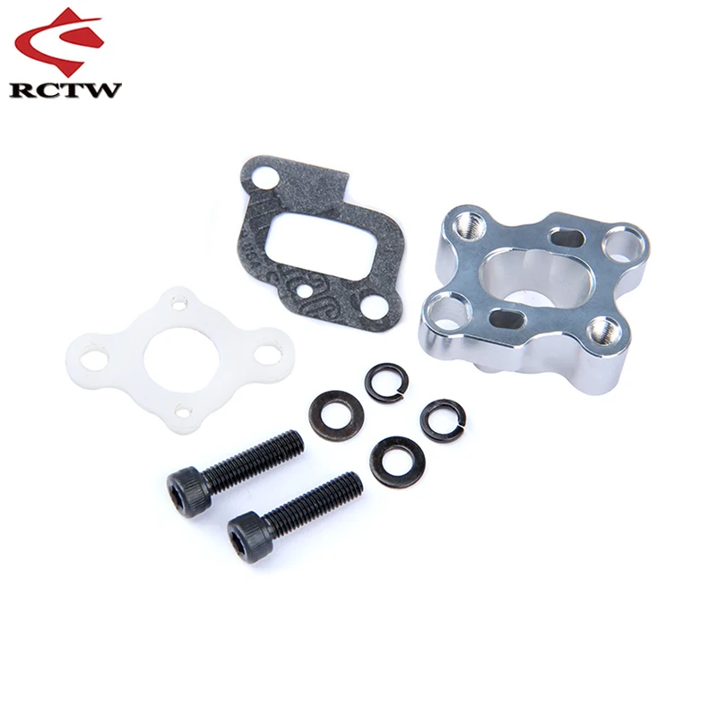 CNC Intake Manifold Set FOR 23-30.5CC Gas Engine Zenoah CY for HPI Baja 5b 5t 5sc Losi 5ive T Rovan King Motor Rc Car Parts