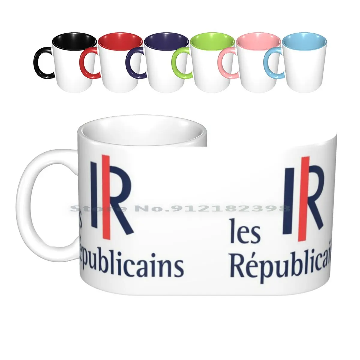 Les Républicains Ceramic Mugs Coffee Cups Milk Tea Mug Front National Les Républicains Parti Socialiste Les Verts Écologie