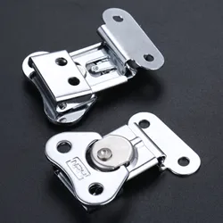 1pc/2pcs Stainless Steel Butterfly Toggle Latch Catch Clamp Wooden Box Toolbox Buckle Rotary Lock Flight Case Part 52*38mm