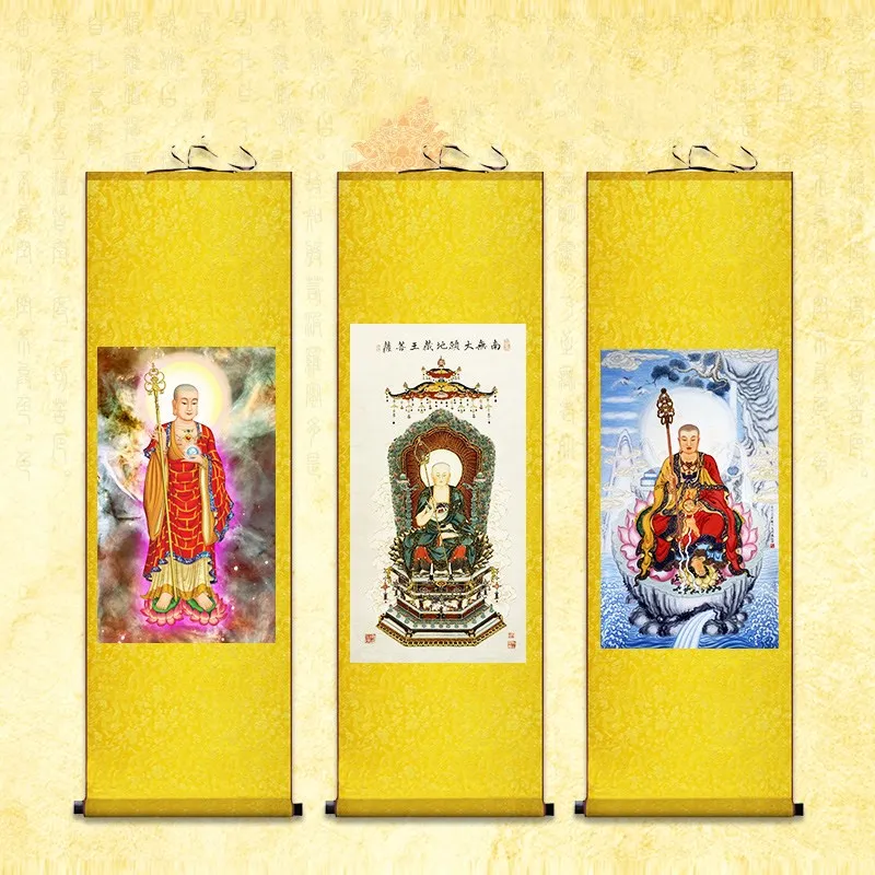 

(customized) Bodhisattva portraits of the king of Tibet, Buddhist decorative paintings, scroll paintings of temples and Buddhist