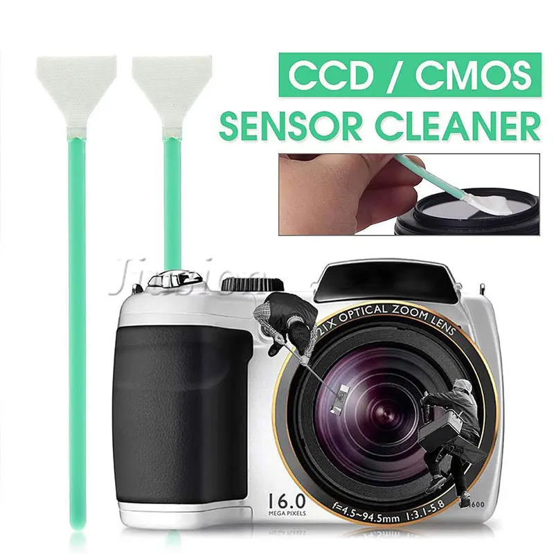 8pcs Full Frame Dry & Wet 2 in 1 CCD CMOS Sensor Clean Swabs Camera Cleaning Suit for Canon DSLR Camera Lens Screen Cleaner Tool