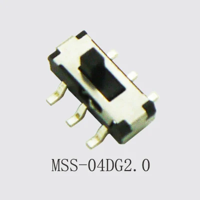 Mini interruptor deslizante On-OFF, Micro interruptor de palanca 1P2T H = 1,5/2/4MM, interruptor deslizante Horizontal en miniatura SMD/DIP, 20