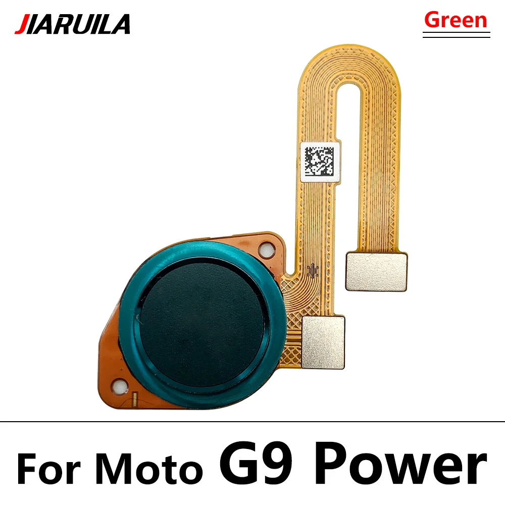 Tested Fingerprint Scanner For Motorola Moto G9 Power Plus Home Button Return Fingerprint Touch Id Sensor Connector Flex Cable