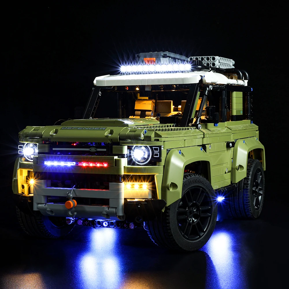 LED Light Kit For 42110 Technic Defender Car Model DIY Toys Set Not Included Building Blocks