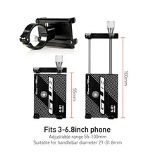 GUB G81 Aluminum Bike Phone Holder #2