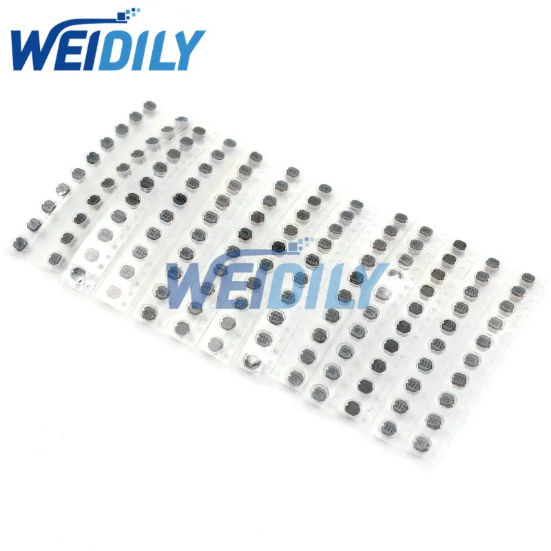 

130PCS 13Values CD43 SMD Power Inductor Assortment Kit 2.2UH-470UH Chip Inductor 4.5x4x3.2mm Wire Wound Chip