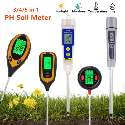 3-in-1 Soil pH Meter with Light and Moisture JUANJUAN