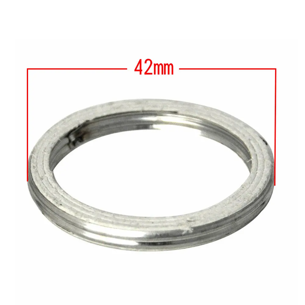 42*34*5 4PCs Exhaust Pipe Header Gasket Ring For Suzuki Bandit GSF600 GSF650 GSF1200 GSF1250 Burgman AN250 AN400