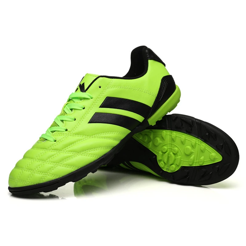 Chaussures de football TF Hard Court Turf pour hommes, femmes et garçons, chaussures de football pour enfants, baskets d\'entraînement sportif,