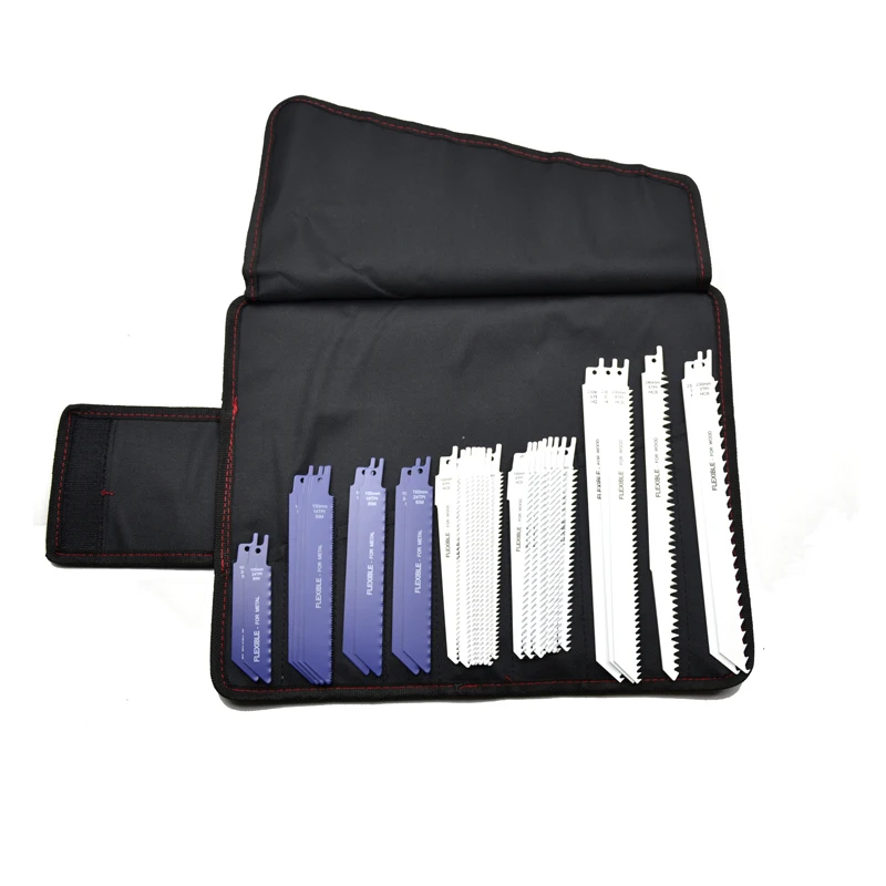 SCOWELL-Kit de hojas de sierra recíproca de demolición, 32 Uds., corte de madera y Metal, accesorios de herramientas eléctricas DIY, sierra de sable, uso multiusos