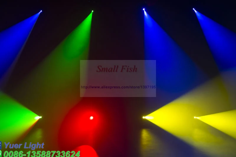 Imagem -06 - Refletor Led 200w com Anel Dmx512 Prisma de Alto Brilho Luz Led Disco dj Festa Casamento Natal