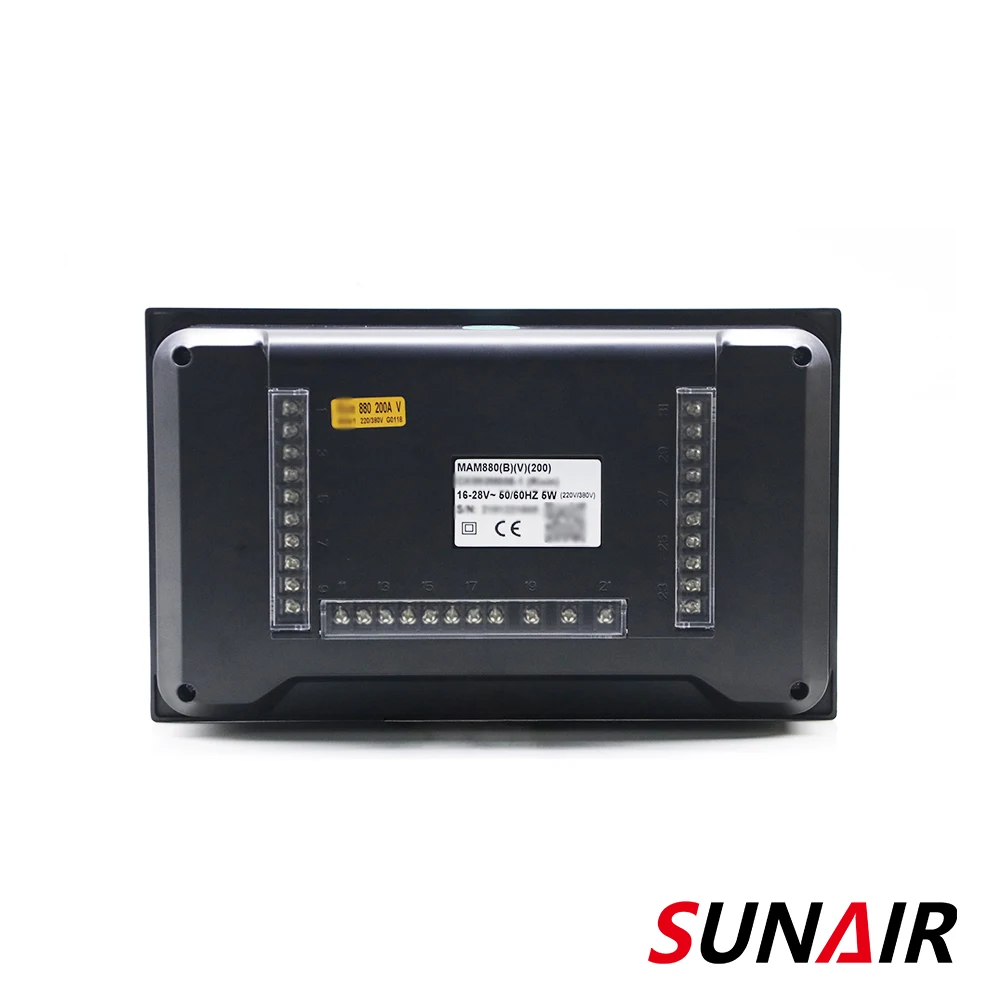 Painel de controle MAM880 100A 200A 400A das peças sobresselentes do compressor de ar do parafuso