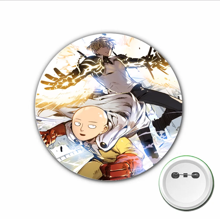 3pcs Japan anime One-Punch Man Cosplay Badge Cartoon Pins Brooch for Clothes Accessories Backpacks bags Button Badges