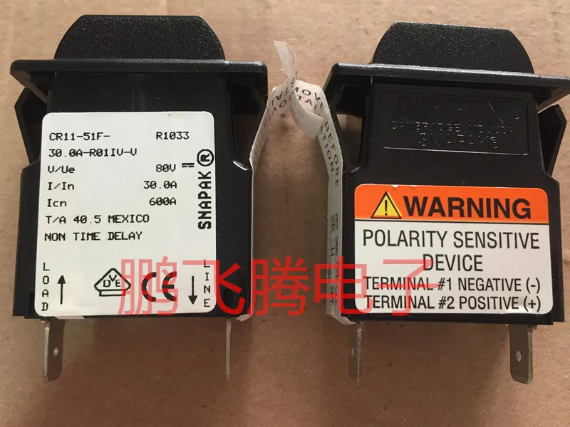 

1PCS United States AIRPAX Ebers CR11-51F-30.0A-B01IV-V 30A 1P 80V equipment circuit breaker