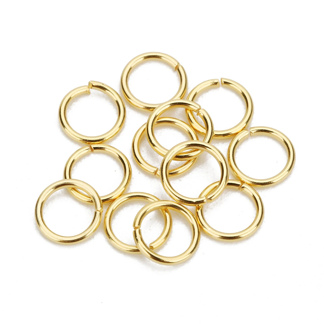 1Box 3-10mm Mixed Edelstahl Offene Binderinge Split Ringe Anschlüsse Für Diy Schmuck Machen DIY Halskette handwerk Zubehör – Detail 16
