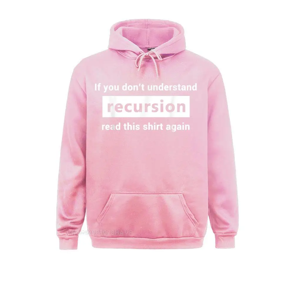 โปรแกรมเมอร์ Recursion ความละเอียดสูงการเขียนโปรแกรมสำหรับ Coders Hoodie ชายเสื้อสไตล์ Hoodies ยี่ห้อ Hoods แขนยาว