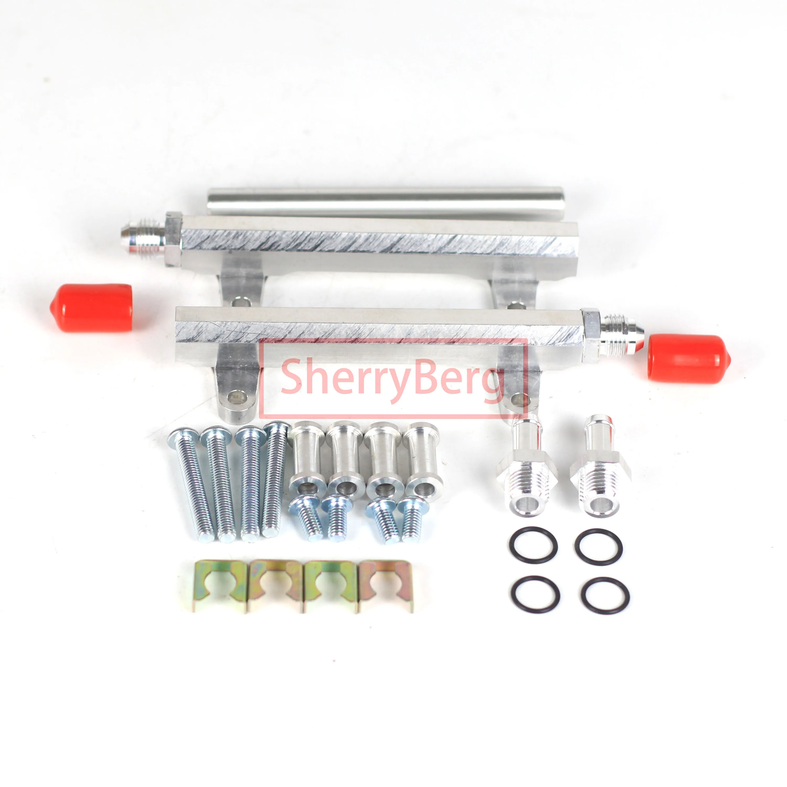SherryBerg 40mm/42mm/45mm/48mm/50mm IDF TWIN Throttle Bodies Fuel Rail TBS For Jenvey 84mm Tall Weber & Dellorto Carb Carburetor