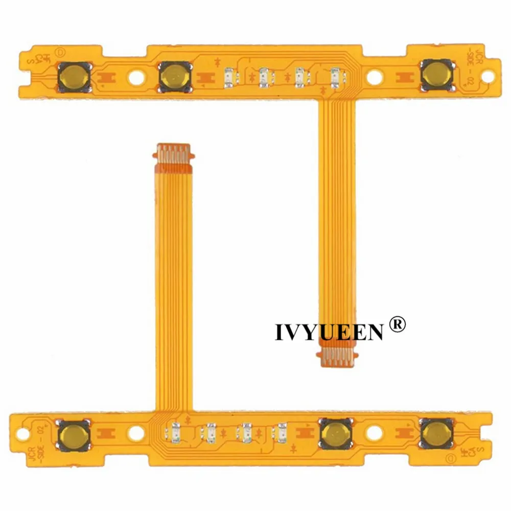 IVYUEEN-Nintendo Switch Joy Con Controller, SL, SR Botão Chave, Fita Cabo Flex, Substituição, Acessórios de Reparação, 2 pcs