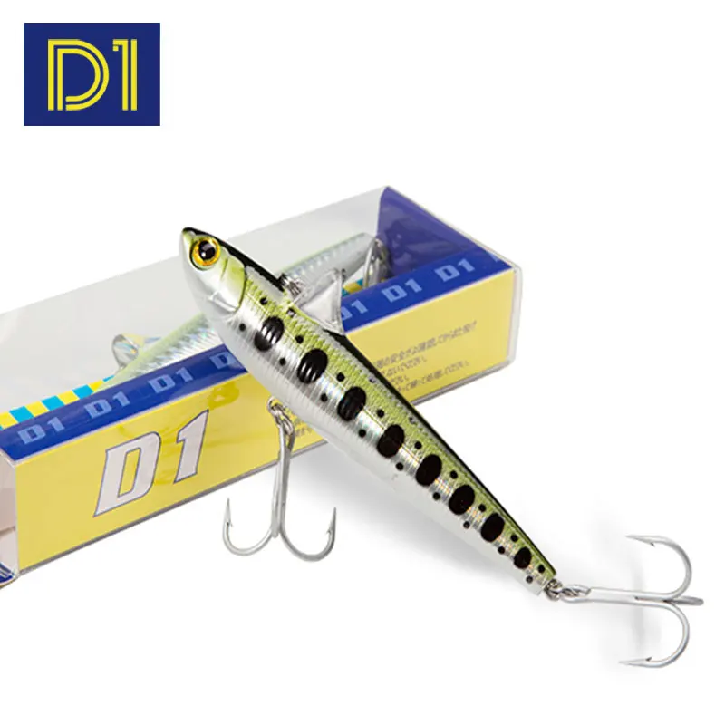 D1 VIB Pencil señuelos hundidores vibración invierno - imagen 5