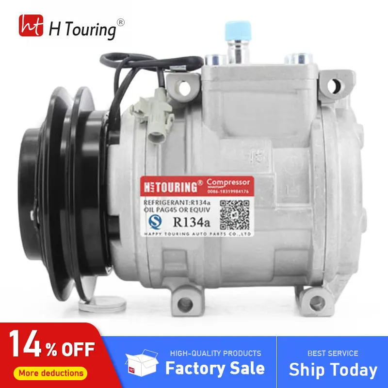 

10PA15C Compressor For Toyota Landcruiser HZJ79R 1999-2006 1HZ 4.2L Diesel 447100-3090 447200-0329 4471003090 4472000329