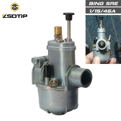 ZSDTRP For BING Carburetor 15mm BING Moped Carburetor For BING SRE 1/15/46A PUCH CASAL MUSTANG ZUNDAPP For 50/60cc Moped