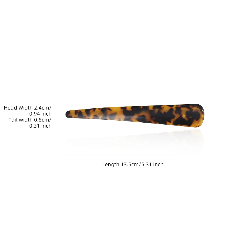 Klip Rambut CHIMERA Tortoiseshell Penjepit Rambut Mode Besar Hairgirp Asetat Piring Jepit Rambut Alat Penata Rambut Aksesori Jepit Rambut