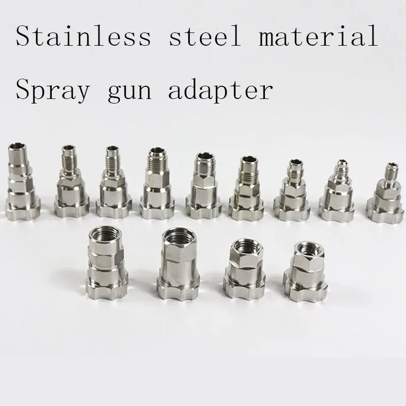 Spray Gun Adapter Is Suitable For Anest and Warte No-clean Gun Pot Stainless Steel Disposable Gun Pot Accessories