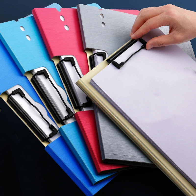 A4 File Board Clip Data Storage folders and Finishing Splint Folding Office Student Supplies Stationery Splint portfolio