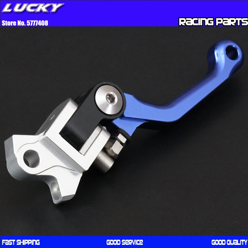 CNC brake lever 4 direction foldable For Yamaha YZ125 YZ250 YZ250F YZF250 YZ450F YZF450 WR450F