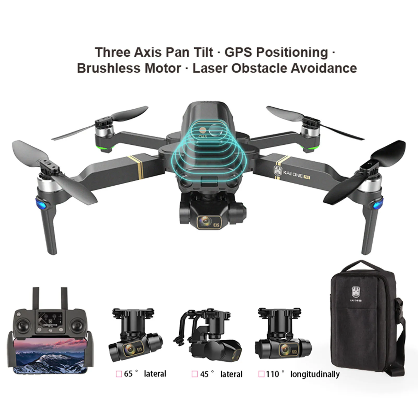 3-Axis Infrared Obstacle Avoidance GPS Drone 5G FPV Wifi 8K Camera 3-Axis Gimbal Brushless Anti-shake Professional Quadcopter RC