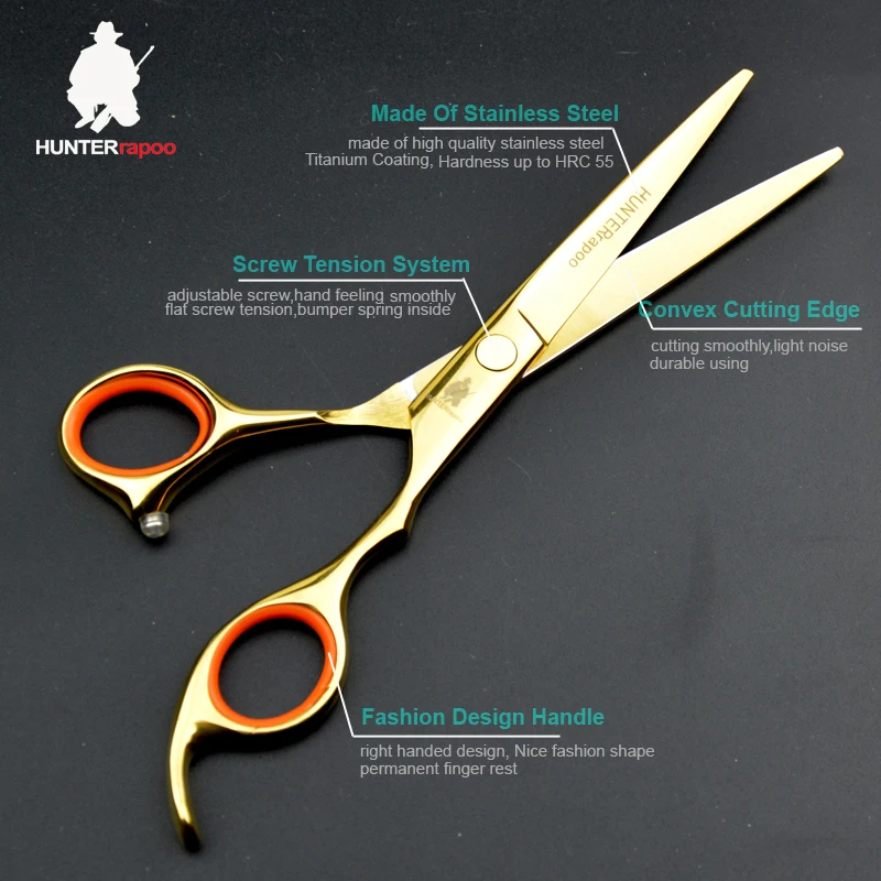 30% Off 6Inch Stainless Steel Scissors HT9128 Beauty Salon Haircut Shears Thinning Scissors For Barber Trimmer Hairdressing